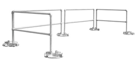 Portable Safety Railing Systems - Temporary Guardrail, Non ...