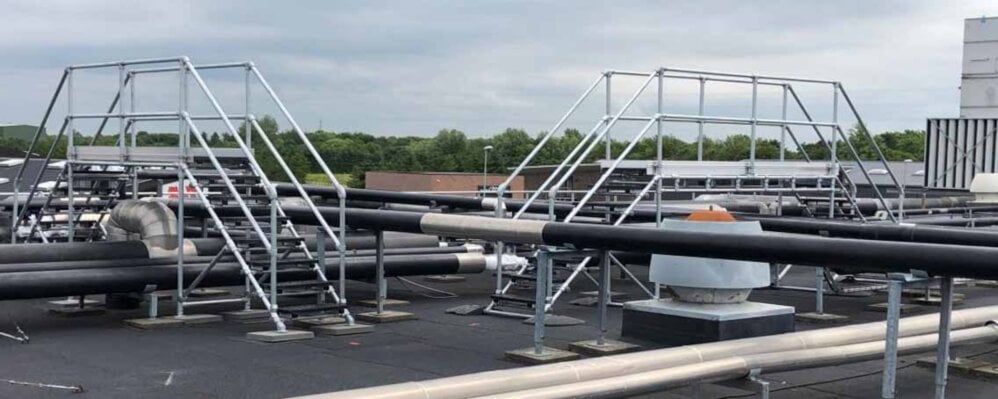 Rooftop Stairs - A Non-Penetrating System for Safe Access