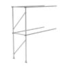 warehouse clothing racks