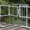 KeeGuard roof railing with Safety Gate Attachment