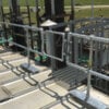 KeeGuard Ladder Guardrail for Standing Seam Metal Roof