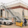 safe rooftop access stairs