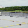 KeeGuard Safety Railing for Rooftop Fall Protection on Poultry Processing Plant 