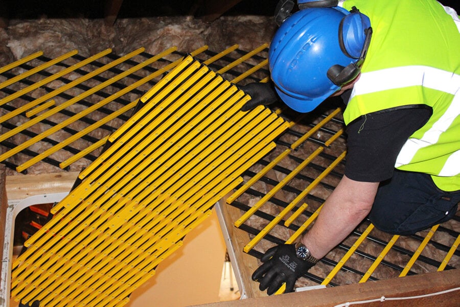 CoverSafe Spark Insulated Safety Matting — Electrical Work, Attic Safety, Aviation MRO