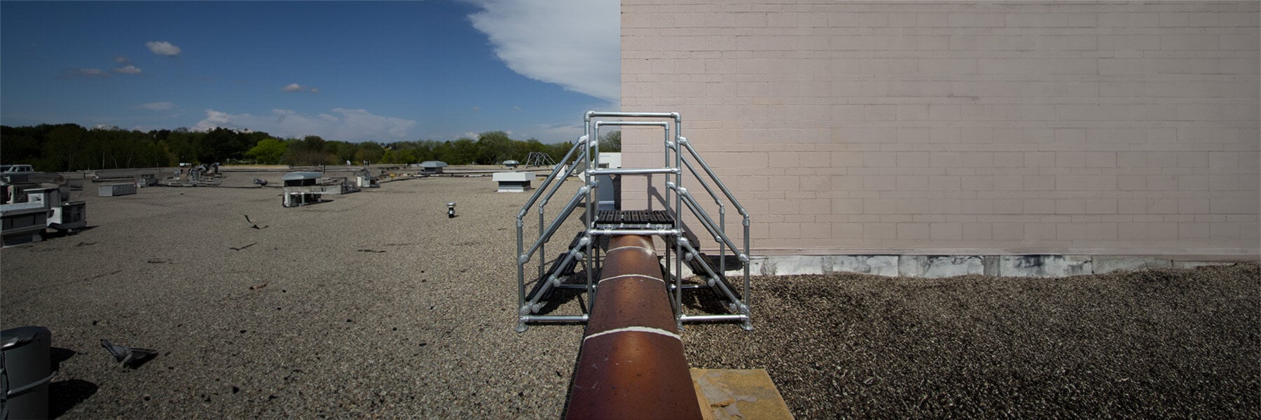 Rooftop Stairs and Platforms