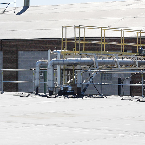 Flat Roof Safety Rails - Non-Penetrating Edge Protection