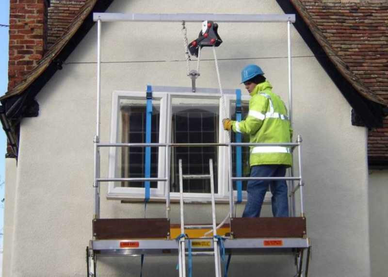 Window Installation Elevated Work Platform