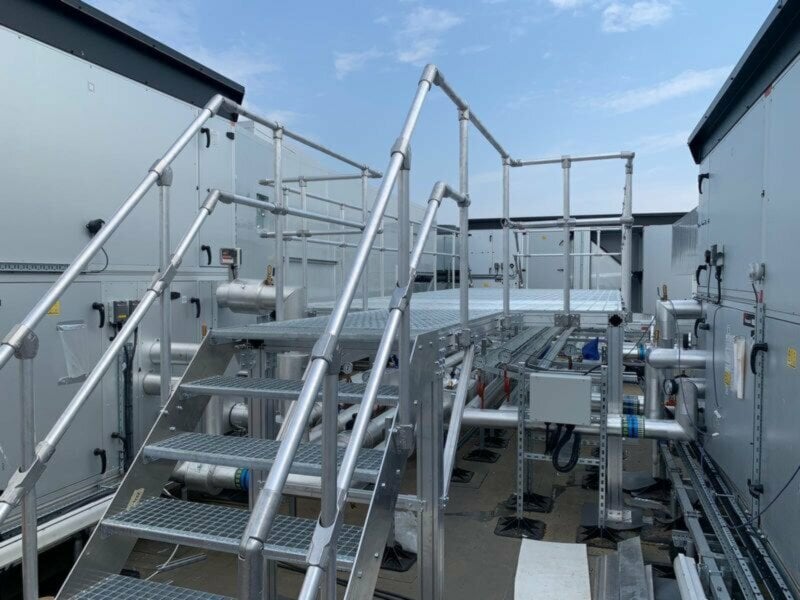 Rooftop Platforms for Mechanical Maintenance