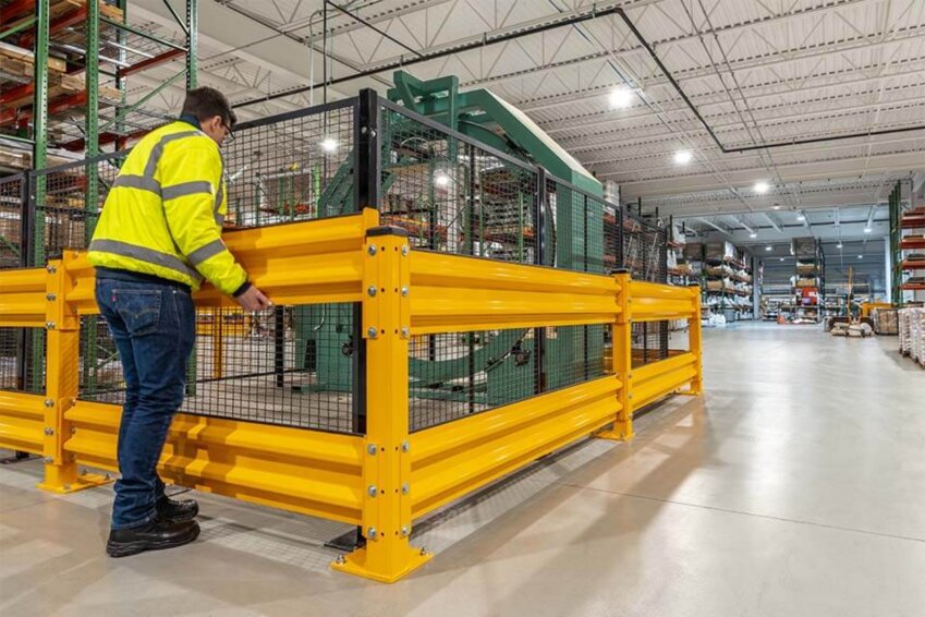 Impact Barriers and Warehouse Guardrail