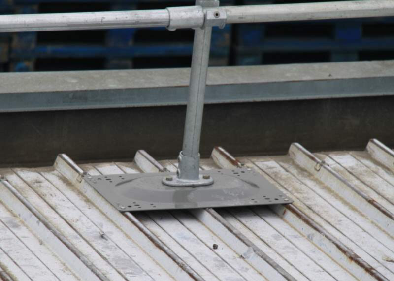 Corrugated Metal Roof Guardrail