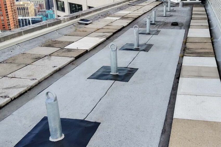 Mounted Rooftop Anchor Points