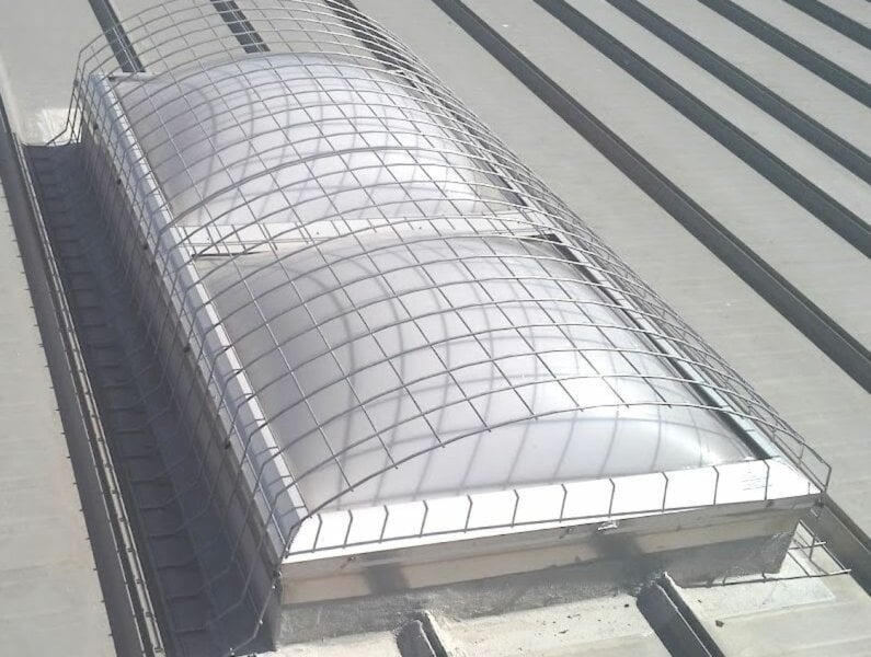 Standing seam screen