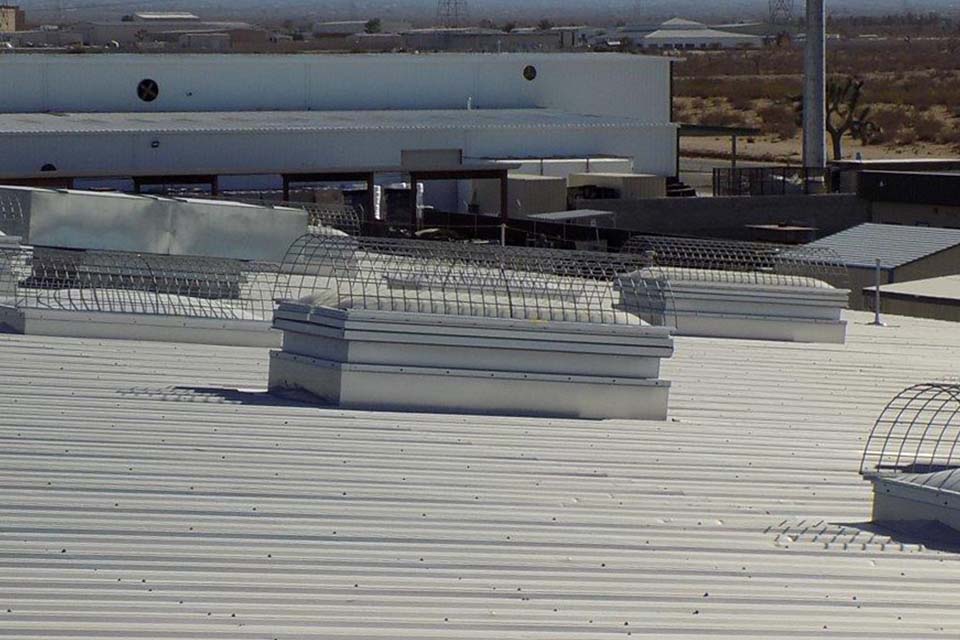 Skylight screens on roof vents