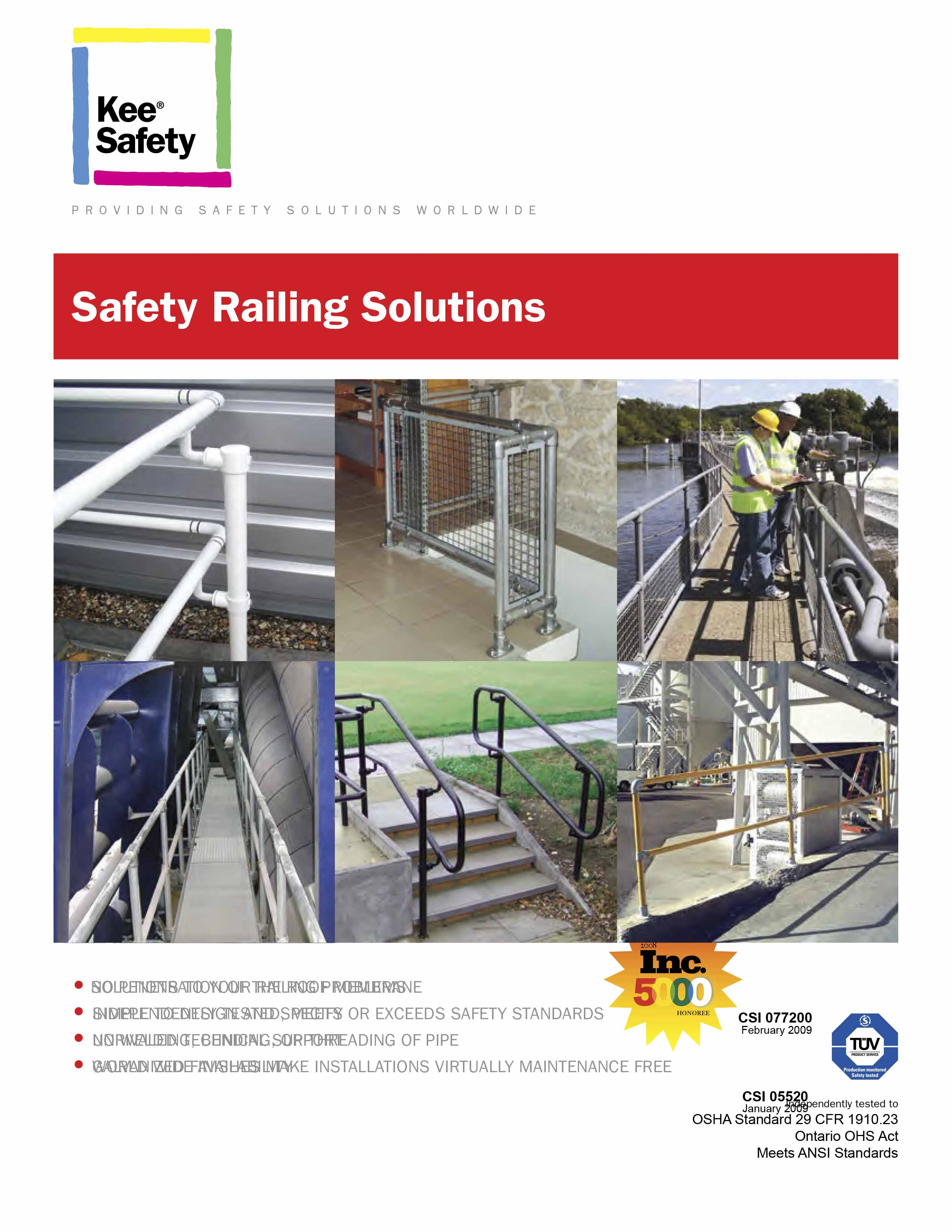 safety railing solutions catalog by Kee Safety