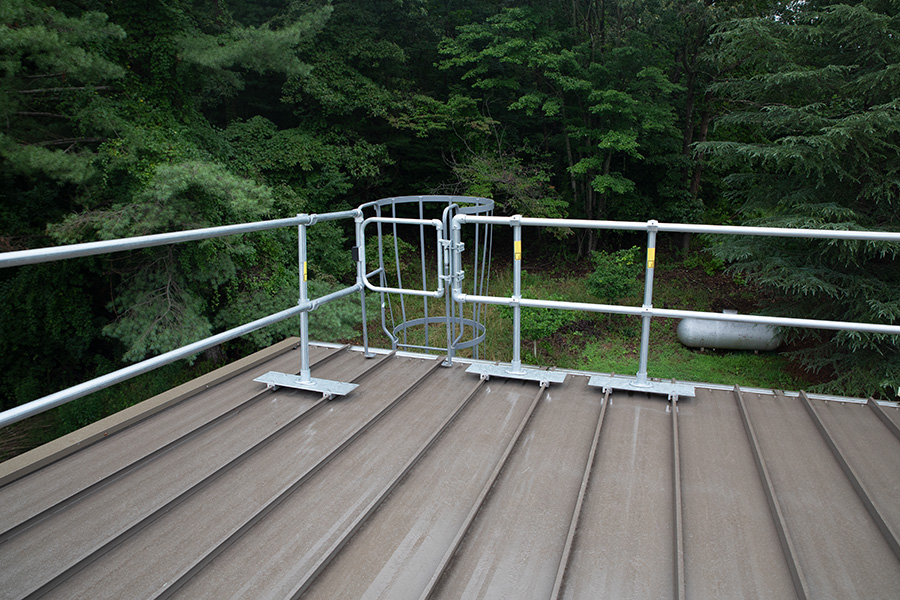 Standing Seam Guardrail Plate