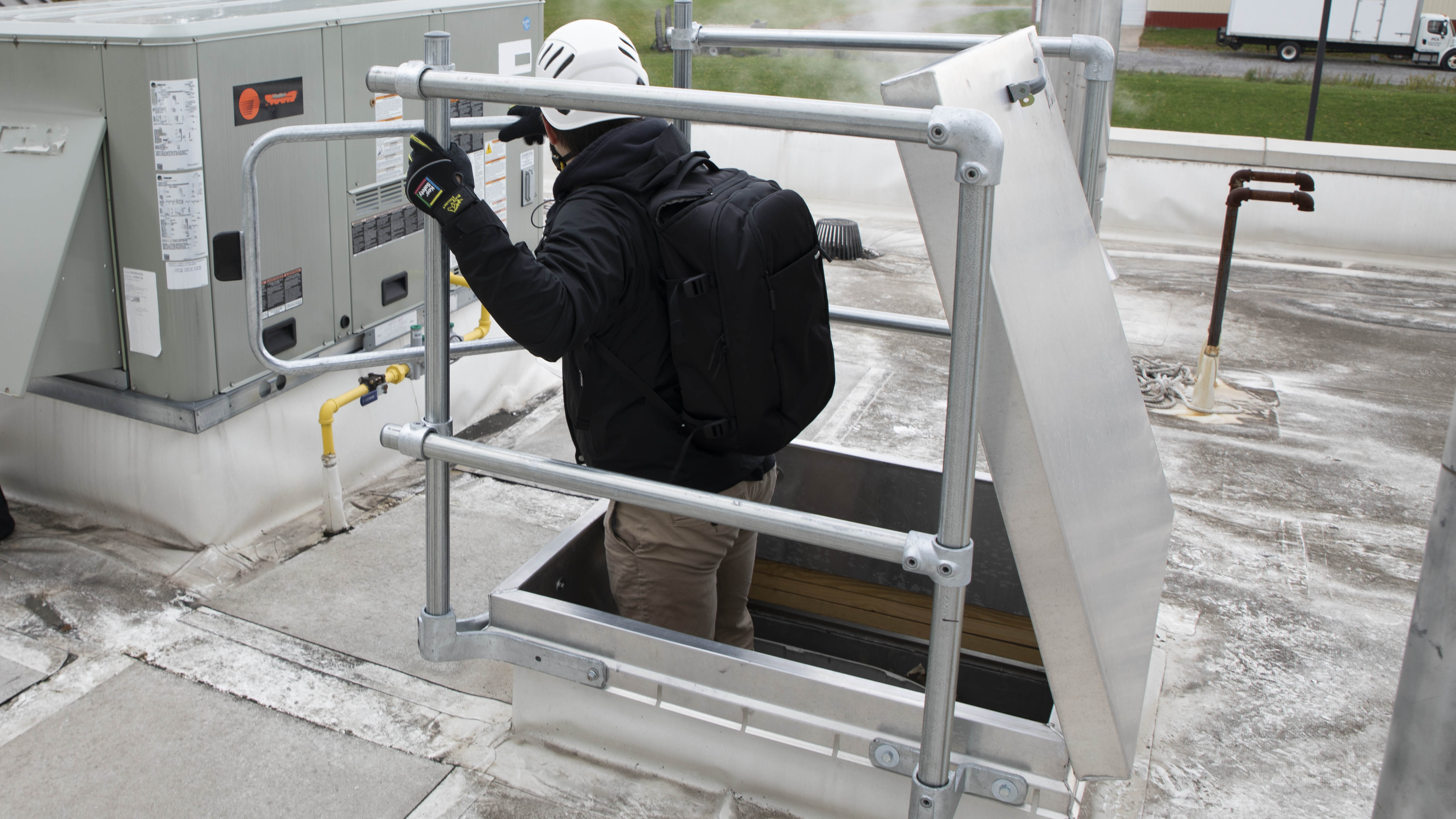 roof hatch fall protection