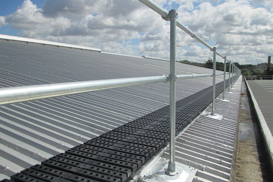 Metal Roof Railing Access