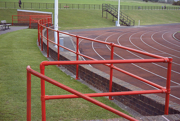 OSHA Guardrail at a Stadium