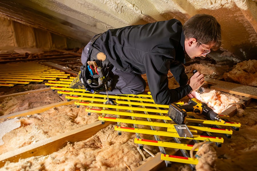 CoverSafe Spark for electrical work in attics