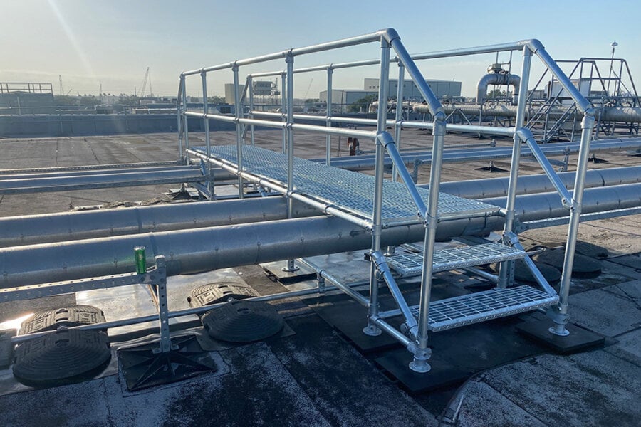 Rooftop Crossover Stairs