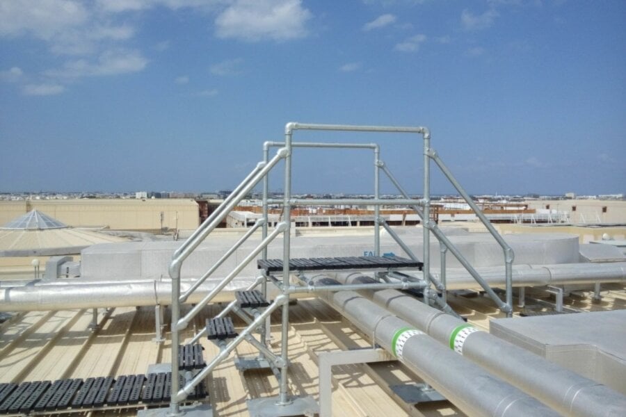 Safe Rooftop Walking Path