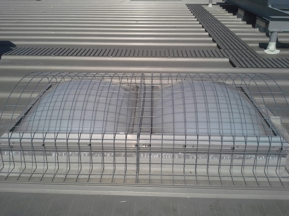 Curb Style SRS Model Skylight Cage